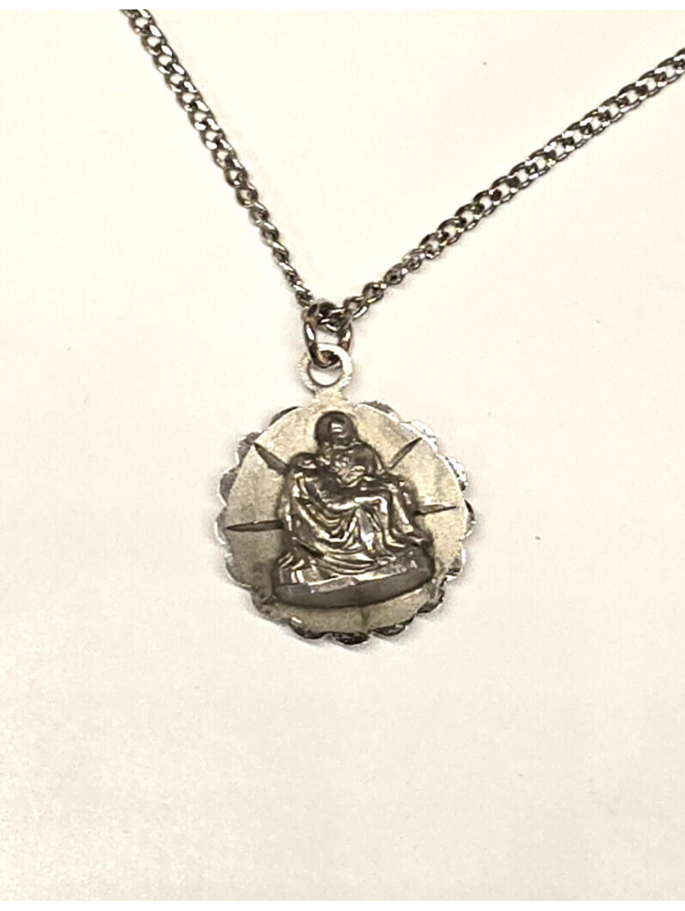Sterling Silver Vatican Pieta Medal New York Worlds Fair